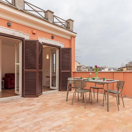 Apartment With Terrace In Via Del Pellegrino - FromhometoRoma Exterior foto