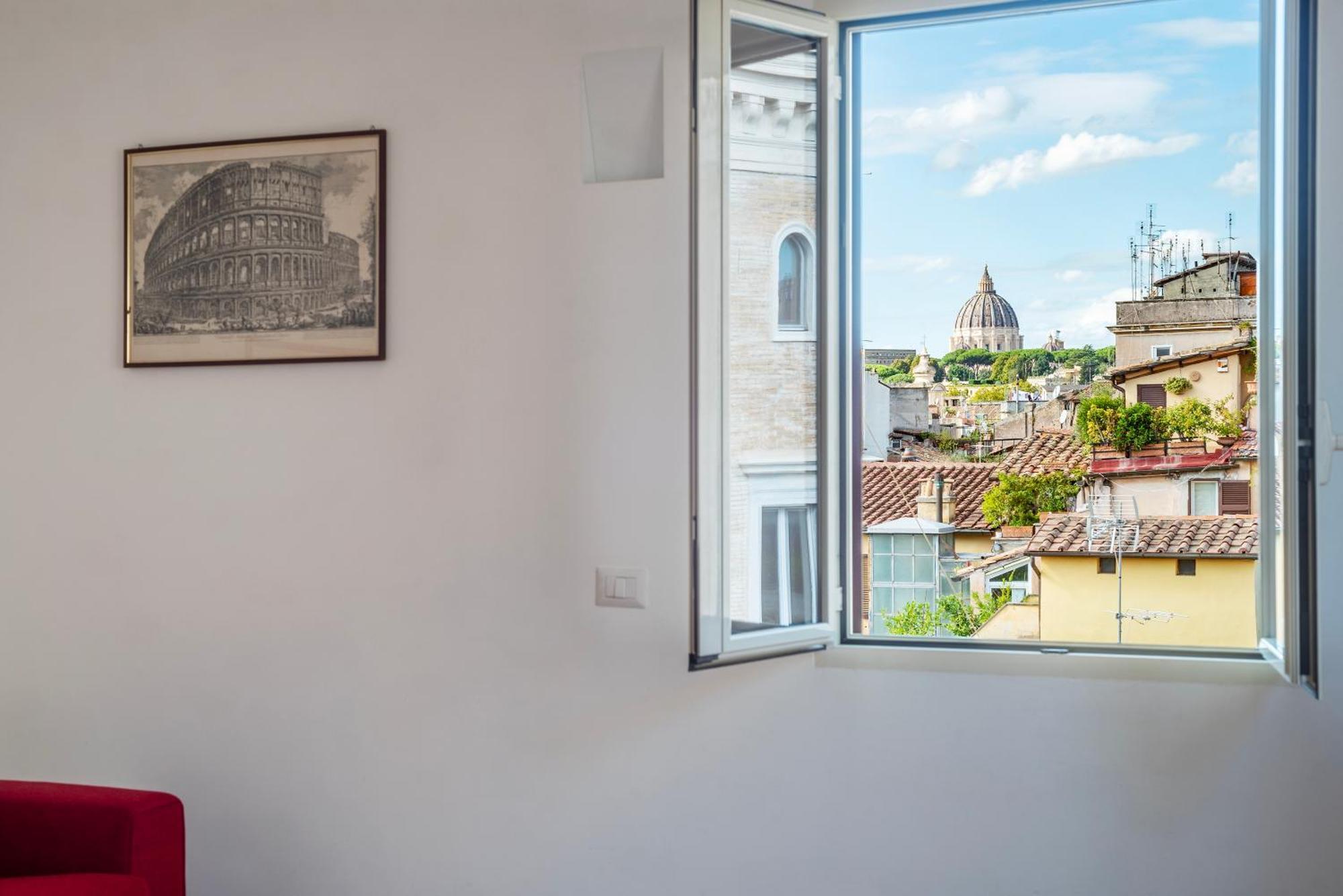 Apartment With Terrace In Via Del Pellegrino - FromhometoRoma Exterior foto